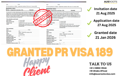 189 PR VISA GRANT