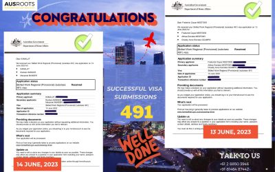 491 SKILLED WORK REGIONAL VISA SUBMISSIONS