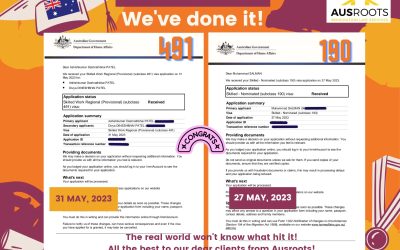 SUBMISSIONS OF 491 & 190 VISA