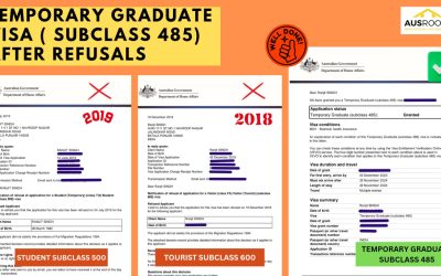 TEMPORARY GRADUATE VISA (SUBCLASS 485) GRANTED AFTER MANY REFUSALS