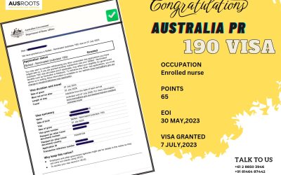 AUSTRALIA PR GRANT 190 VISA