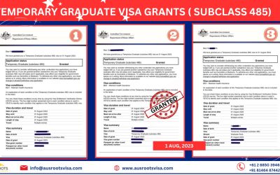 TEMPORARY GRADUATE VISA GRANTS (SUBCLASS 485)