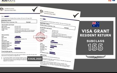 RESIDENT RETURN VISA GRANT SUBCLASS 155