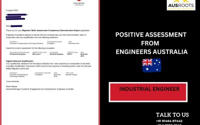 SKILL ASSESSMENT DONE FOR INDUSTRIAL ENGINEER FROM ENGINEERS AUSTRALIA