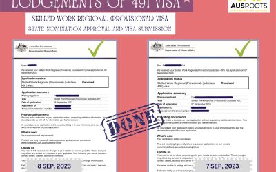 STATE NOMINATION APPROVALS & SUCCESSFULL 491 VISA SUBMISSIONS