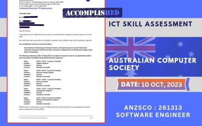 ICT SKILL ASSESSMENT FROM ACS FOR SOFTWARE ENGINEER