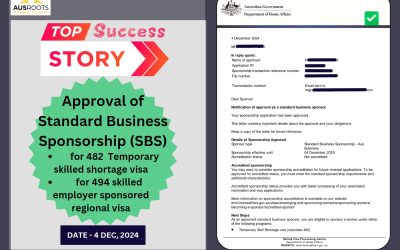 APPROVAL OF STANDARD BUSINESS SPONSORSHIP – 4 DEC, 2024