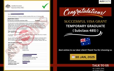 TEMPORARY GRADUATE VISA GRANT (SUBCLASS 485)- 30 JAN, 2025