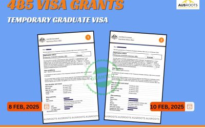 TEMPORARY GRADUATE VISA (SUBCLASS 485) GRANTS